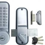 keyless push button locks for fence gate door