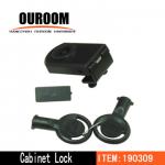 Plastic black cabinet lock