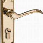 Best quality-Brass Handle Lock-HS58002 PVD-HS58002 PVD