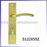 Large plate zinc alloy mortise lock