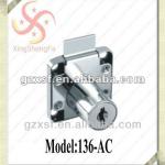 zinc alloy desk drawer lock 136-AC