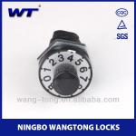9509 round dial combination lock for mailbox or similar metal box-9509 round dial combination lock