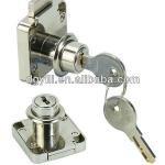 Two Turn Drawer Lock with Long Latch
