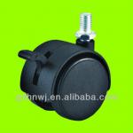 Furniture swivel caster/ Dua hooded caster wheel