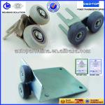 Furniture pulley sliding roller and fitting bearings