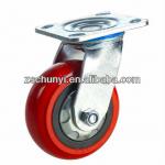 The 5 inch Heavy duty polyurethane activity caster, with PU wheel PP center, ball bearing