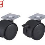 2inch small office chair caster wheels with PP and Nylon material
