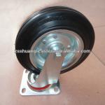 Europe industrial rubber container caster wheels
