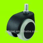 threaded stem furniture swivel PVC caster for Executive Chair (FC3111)