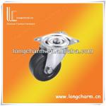 2 inch top-plate swivel caster wheel with hard rubber