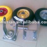 heavy duty caster with rubber foamed wheel, 8 inch pneumatic caster, industrial rubber caster-HC08010