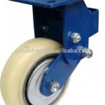 high shock absorption with spring caster wheels