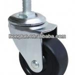 Rubber caster wheel