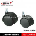 TC40-50 Nylon 50Mm adjustable treaded stem caster-TC40-50