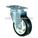 The new product of 4 inch Medium Duty black Caster , with PVC wheel PP center, ball bearing