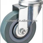 The 3 inch Gray plastic wheel , with PCV wheel PP center,-41-075-02301