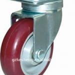 Polyurethane plastic core castor wheel