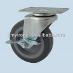 durable small PU side mount caster