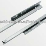 Single extention ajustable soft closing drawer slide