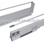 Silent soft close drawer slides