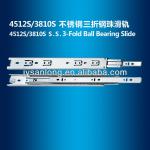 Stainless Steel 3-Fold Ball Bearing Slide