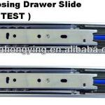 Hot sale 45mm 3-fold ball bearing soft closing drawer slider-