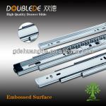 3-fold full extension ball bearing drawer slide /telescopic channel/keyboard tray rails