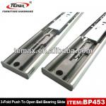 Full extension drawer ball bearing slide