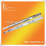 45mm solf-closing 3-fold ball bearing telescopic drawer slide