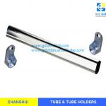 Chrome Oval Tube and Tube Holder 15x30mm