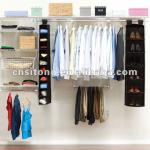 modern metal clothes shelving kit