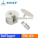 303V white cabinet shelf support china supplier-303V