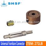Steel 25mm furniture joint connector 271LB-271LB