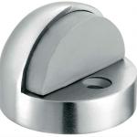 ss door stopper with buffer, zinc alloy door holder, floor mounted