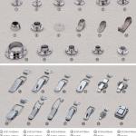 KMJ-251 series all kinds of furniture decoratinve cormer hardwares