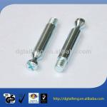 stainless steel phillips sotted furniture bolt with zinc plated