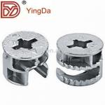 zinc alloy furniture eccentric cam screws with tooth from factory