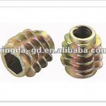 M6/M8 Alloy furniture connecting fittings/furniture insert nuts