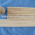 round flat wooden dowel