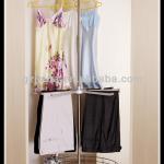 Jayna wardrobe revolving corner clothes basket G601