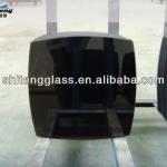 5mm Thick Colored Tempered Glass Table Tops with Round Edges/ Glass Table Tops/Alibaba China