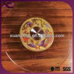 chinese pattern hotel tempered glass turnable XP-G05-XP-G05