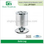 China adjustable chrome finish steel metal sofa legs table leg and sofa feet