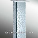 EQ819 Crystal Glass Decorative Table Leg Silver Glass Table Leg