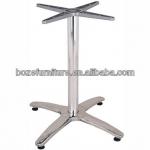 High quality!! Shining Aluminum table support/outdoor table base with flexible table top/Aluminum flexible table leg