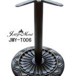 Cast iron table base