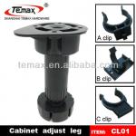 Plastic adjustable cabinet legs-CL01