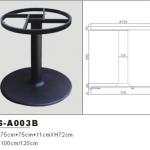 Hot Sale dining wrought cast iron table base table leg for big table HS-A003B