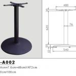 Hot sale dining coffee wrought iron table base table leg HS-A002