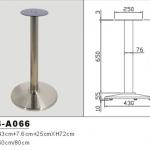 Dining Coffee Round Metal Chrome Stainless steel Table Base Table leg Furniture leg HS-A066